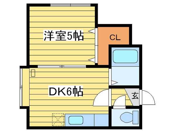 ビブレ４３の物件間取画像